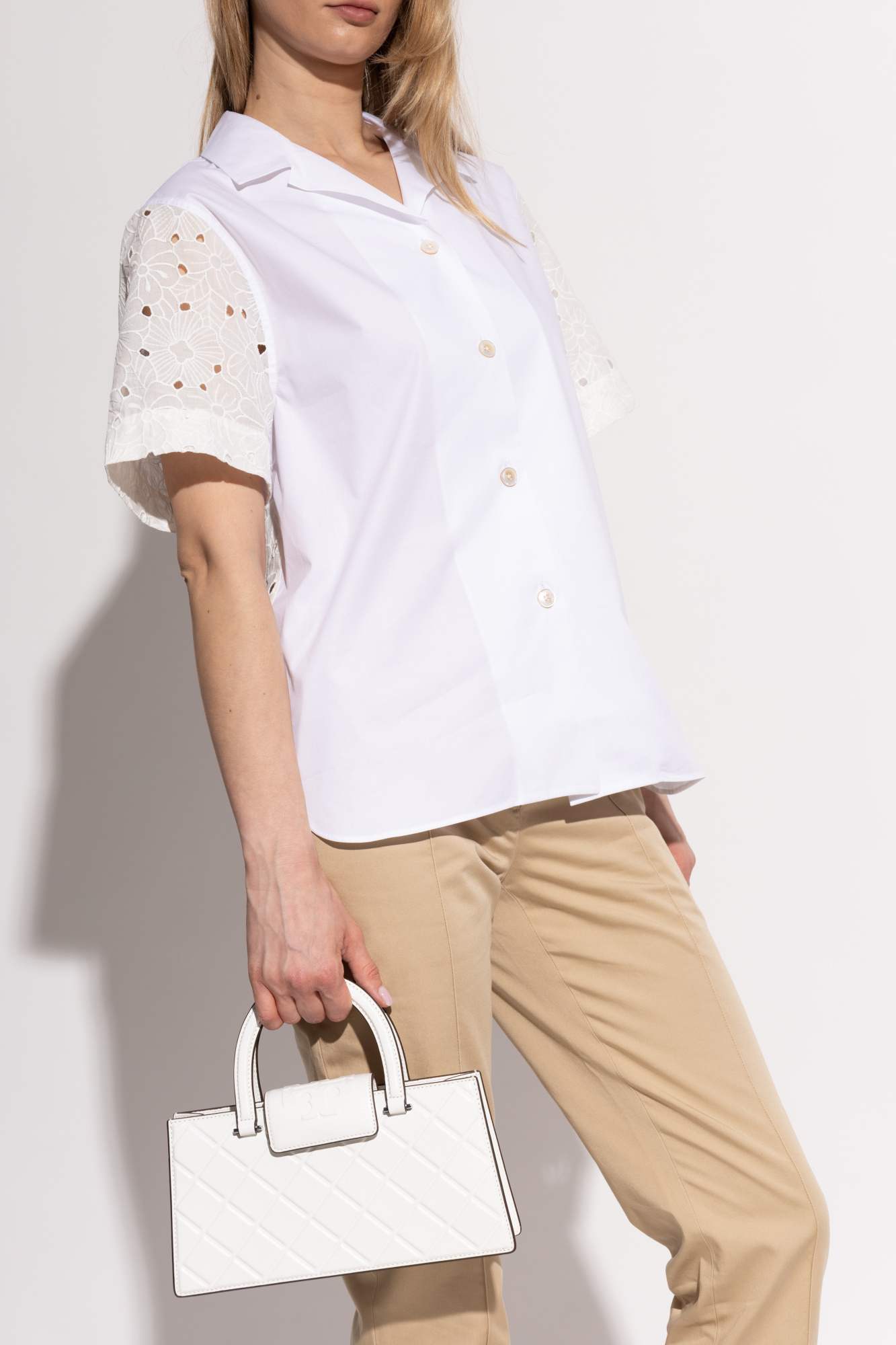 ハンドバッグ TORY BURCH Woman Handbag White 164763 100 TORY BURCH Woman Handbag White 164763 100